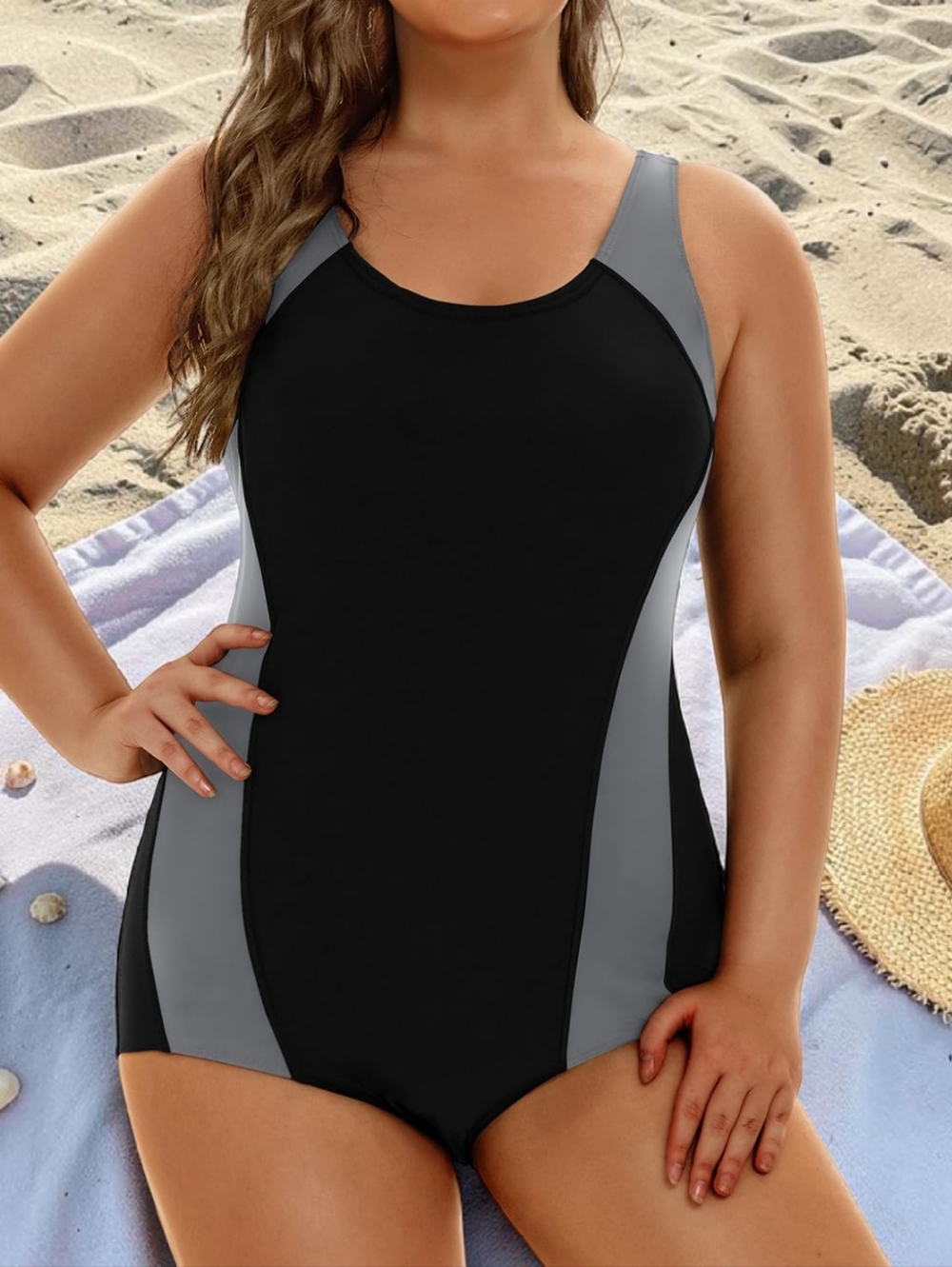 Aqua Eve Plus Size One Piece Bathing Suit, 22 Plus
